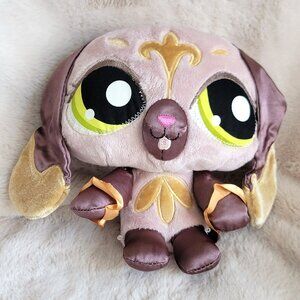 Hasbro Littlest Pet Shop LPS Sassiest Dog Puppy Plush 7" Stuffed Animal Toy 2008